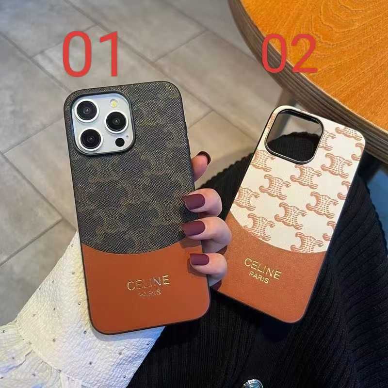 セリーヌ 風 iphone 16ケース 