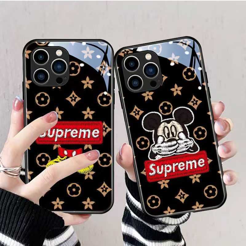 ガラスシュプリーム iphone 16 plusケース