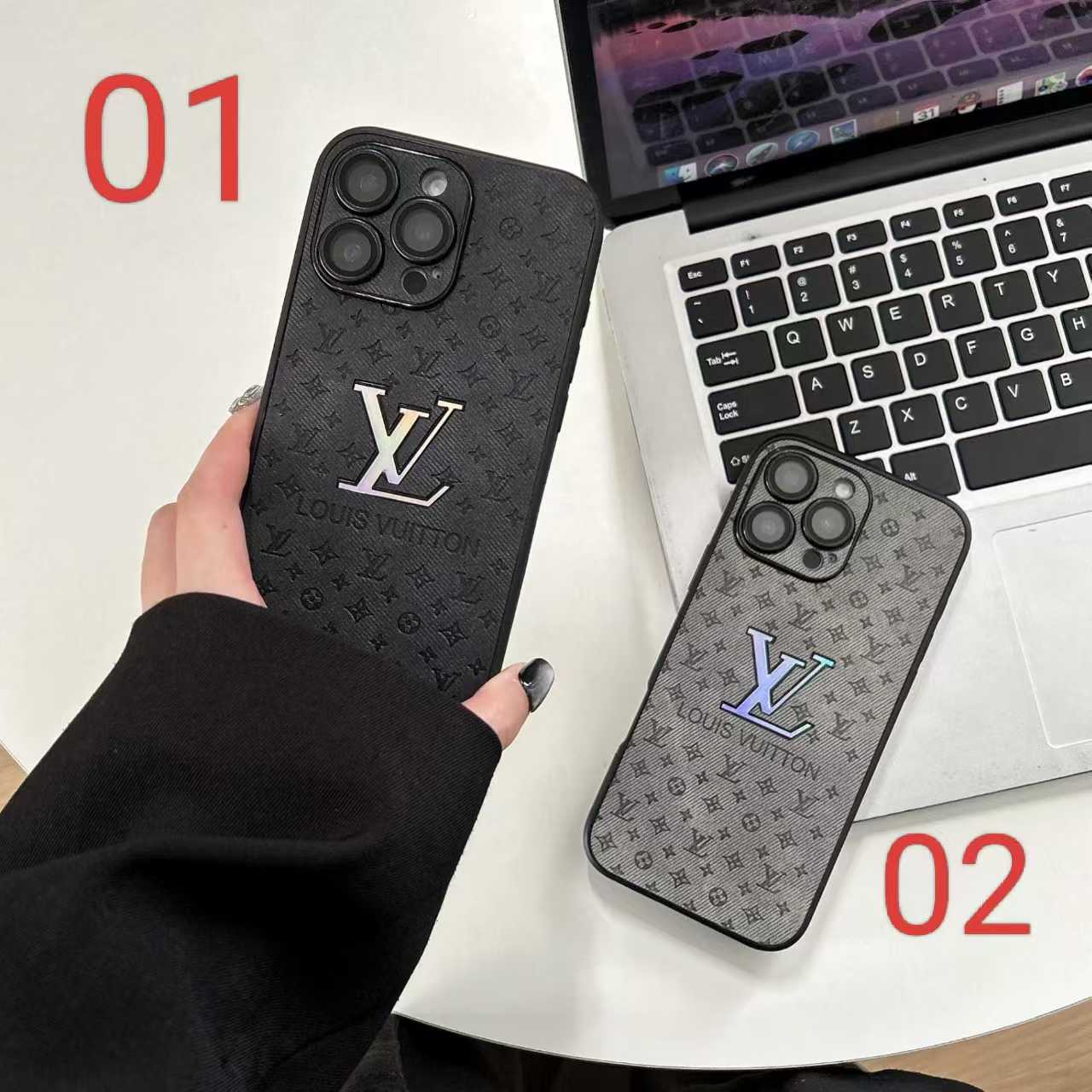 LV 上品 iphone 16 plusケース