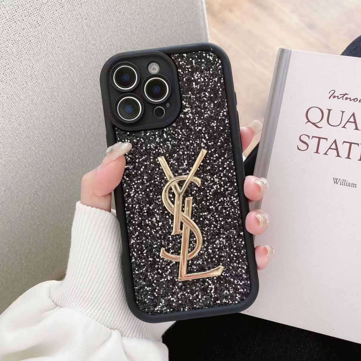 優雅な YSL iPhone 16/16 pro maxケース