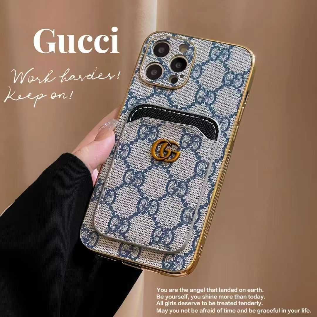 背面カードGucci iPhone 16 plus ケース