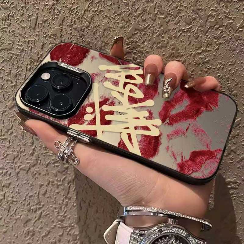 男女 Stussy iPhone 16 plusケース